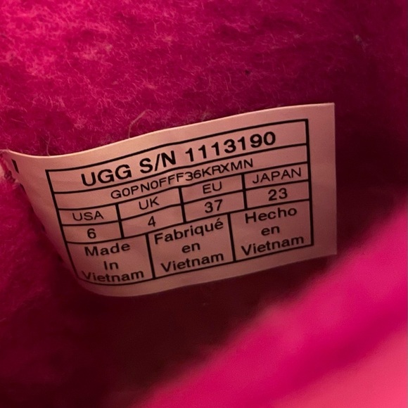 UGG Classic Clear Mini Boot Pink - Picture 6 of 6